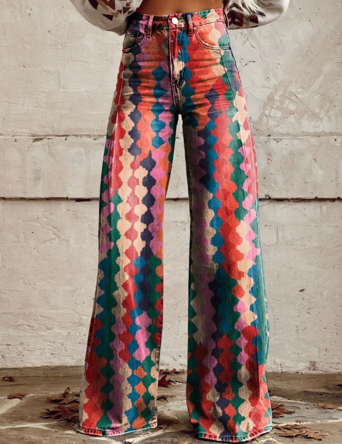Réka - Elegáns Bohemian Nadrág